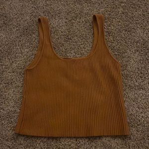forever 21 tan / brown tank top